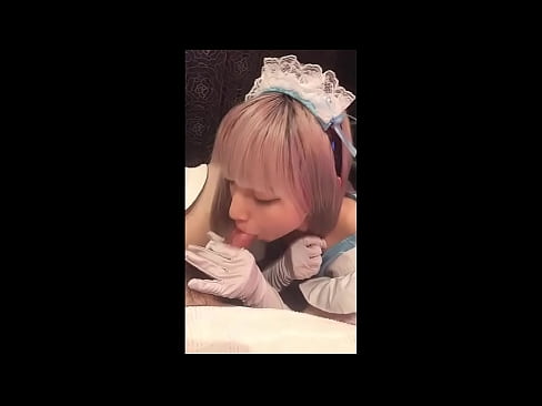 ❤️ Ídol japonès [mayuka], vestit de criada francesa, part 1, mamada i masturbació amb loció Porno a nosaltres ❤